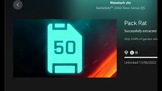 (Extracted) Pack Rat Trophy Gained! And 10th Win! Battlefield 2042