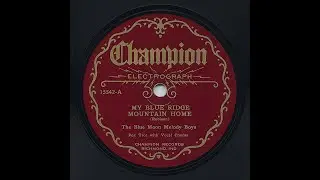 Van And His Half Moon Orchestra - My Blue Ridge Mountain Home (Hot!!)