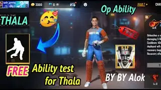 Free fire (THALA) character Ability test op ability 🔥para samsung-A3, A5, A6, A7, J2, J5, J7, S5, S6