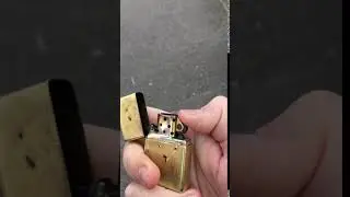 How To Light a Zippo Lighter at Daytime