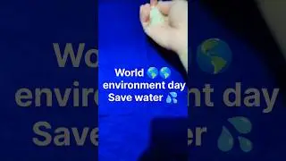 save water💦(world 🌎🌎 environment day)baby photoshoot#environment #nature #water #world #vrutikasingh