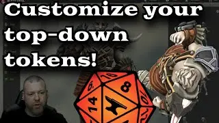 Hero Forge and Pixlr for Easy Top-Down VTT Tokens