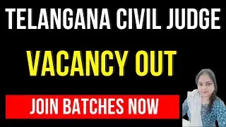 Telanga Judicial Service: Civil Judge (Junior Division) Recruitment | Eligibility, Age, Exam Pattern