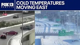 Bitter cold temperatures creating dangerous driving conditions in Northeast US