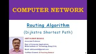 shortest path routing algorithm in computer networks | dijkstra's shortest path algorithm | 2021