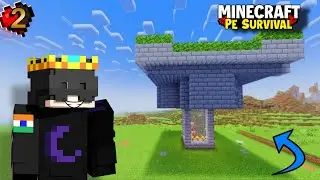 MINECRAFT PE Survival Series Ep 2 in Hindi 1.21 | Made OP Survival Base  #minecraft 