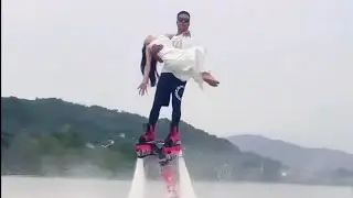 Flyboard Ride & Dance: Girls' Unforgettable Adventure 🌊💃