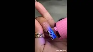 Perfect nail art || design for you in seconds | at home.||. Nails tutorial\\\  step by step||]