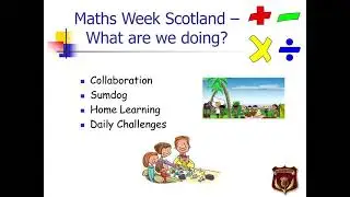 Maths Week Scotland 2021 - Launch