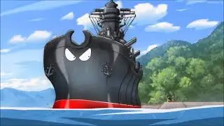 Yaiba Samurai Legend - Yaiba Kurogane transforms into Battleship