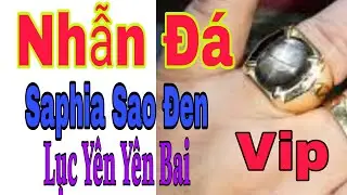 Đ&aacute; Saphia đen si&ecirc;u VIP ll gemstone  ll trieu gold