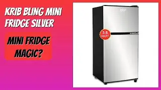REVIEW (2026): KRIB BLING Mini Fridge Silver. Features