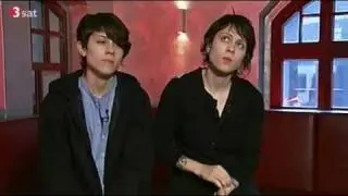 Tegan and Sara - 3sat Kulturzeit  - Interview 11/30/09 part 2 of 3