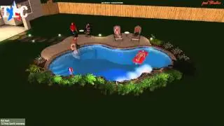 Swimming Pool Design for the Yoders in Sherman TX