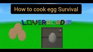 How to cook laid egg in survival mini block craft