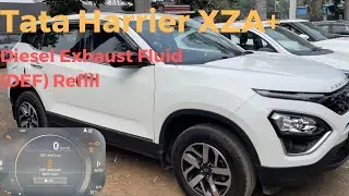 Tata Harrier XZA+ 2023 | Diesel Exhaust Fluid (DEF) Refill Information #tata #harrier #information