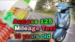 Suzuki Access 125 2012  Mileage Test , Surprising Result 