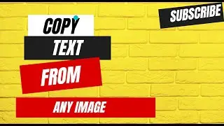 Copy Text from any Image #techhacks @Analyticalminds07