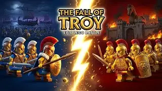 LEGO Trojan War: The Fall of Troy - Epic Ancient Battle Animation | Greek Warriors vs Trojans #lego