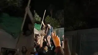 Murad Saeed in action at Zaman Park Lahore | Police vs Imran Khan