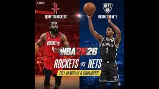NBA 2K26 Rockets vs Nets Full Game Highlights | Jan 1, 2026 | Next Gen 4K PS5