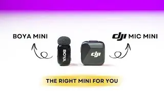Which mic is best for moto vlog DJI mic mini vs Boya mini #djimicmini #boyamini 