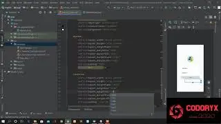 Create Login page using Android Studio | Codoryx