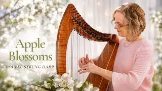 Apple Blossoms, double strung harp music
