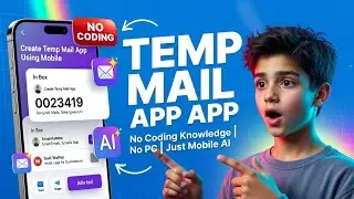 মোবাইল দিয়েই বানালাম Temp Mail App| No Coding |Make App On Mobile