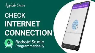 How to check internet Connection In Android Studio || Internet Connection Programmatically #android