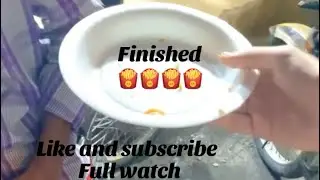 Food vlog fries khatam ho gayi 🤣
