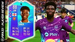 STARBOY 💫 88 POTM SAKA PLAYER REVIEW - FIFA 23 ULTIMATE TEAM (SBC)