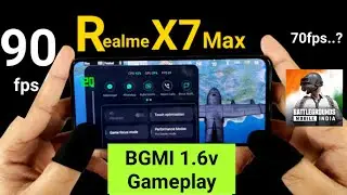Realme X7 Max BGMI 90fps After 1.6v Working or not Realme Ui 🤬🤬🤬