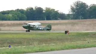 Aeronca, N4300E taking off from KHWY 090609 1816