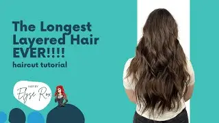 😱 Shocking  Longest Layered Haircut You've Ever Seen ✂️ #longlayerhaircut
