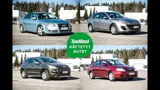 Käytetyt ongelmatapaukset (8 000-10 000 €): Audi A4 / Mazda 3 / Peugeot 3008 / Toyota Corolla