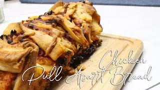 Cheesy Chicken Pull Apart Bread with Sriracha Chili - Ultimate Game Day Snack!