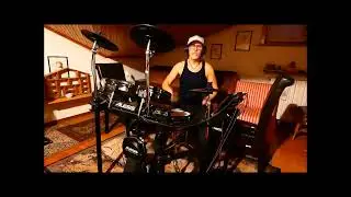 1983 Depeche Mode - Everything Counts (drum cover - fair use)