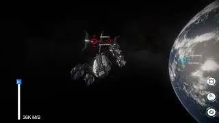 Space Simulation Ship Mechanics Done on Unity