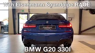 Eisenmann Soundpipe RACE - soundcheck! Crazy sound from BMW G20 330I