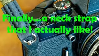 I finally found a camera neck strap that I actually like.