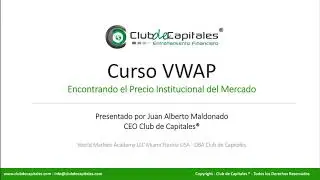Curso VWAP Club de Capitales Clase 3 de 3