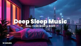Deep SLEEP Music ✦ Theta Binaural Beats ✦ Heal Your Mind & Body ✦ Black Screen After 60 Minutes