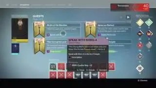 destiny metal and flesh quest reward !!