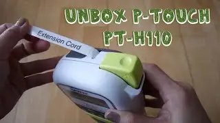 Unbox P-touch PT-H110 label maker