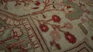 19th Century Antique Mohtasham Persian Rug, Regal Floral Medallion - Rug & Kilim - 18366