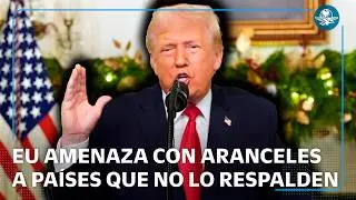 Trump podría imponer aranceles a países si no apoyan su plan de adquirir Groenlandia