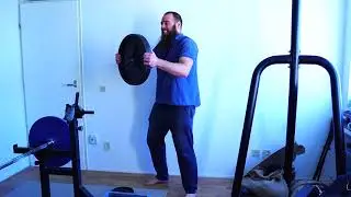 40 KG (88,2 pounds) weight plate front hold for around 8s