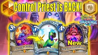New Control Priest Deck Is Back Stronger Than Ever Vs Taunt Warrior Perils in Paradise | Hearthstone