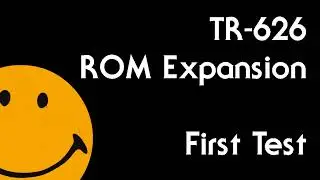 TR-626 ROM expansion kit first test (oct. 2023)